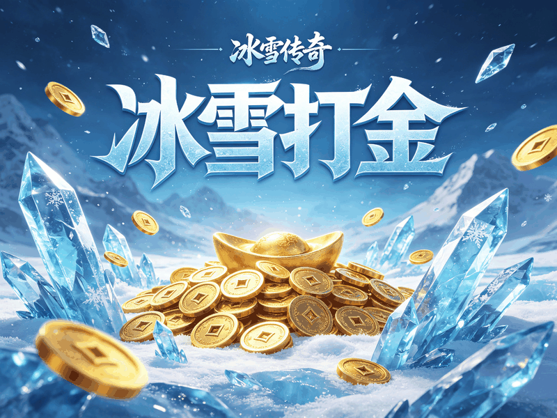 冰雪打金传奇手游封面